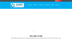 Desktop Screenshot of gbbindustries.com